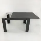 Mesa de Comedor Extensible a 170 cm Diseño en Madera Sostenible - Perro Viadurini