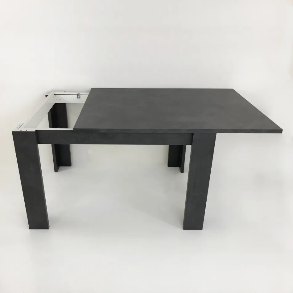 Mesa de Comedor Extensible a 170 cm Diseño en Madera Sostenible - Perro Viadurini