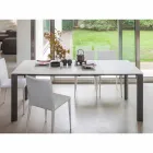 Mesa de comedor extensible a 180 cm en cerámica Made in Italy - Pitagora Viadurini