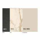 Mesa de comedor extensible a 180 cm en cerámica Made in Italy - Pitagora Viadurini