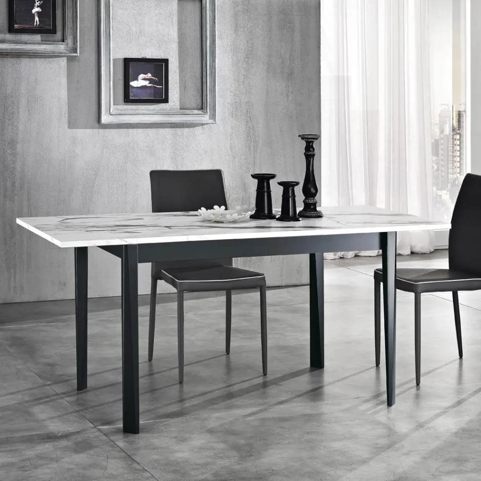 Mesa de Comedor Extensible a 180 cm en Haya Made in Italy - Otiello Viadurini
