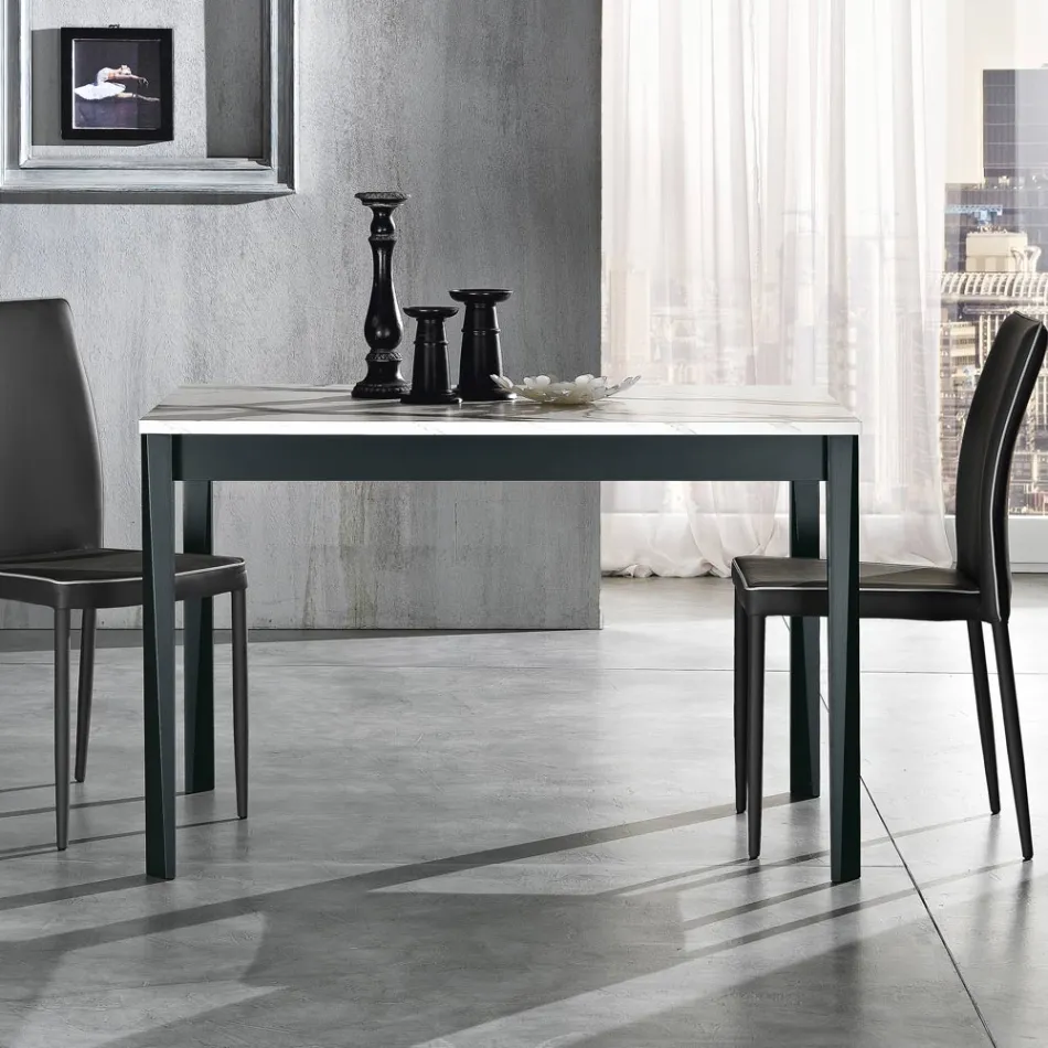 Mesa de Comedor Extensible a 180 cm en Haya Made in Italy - Otiello Viadurini