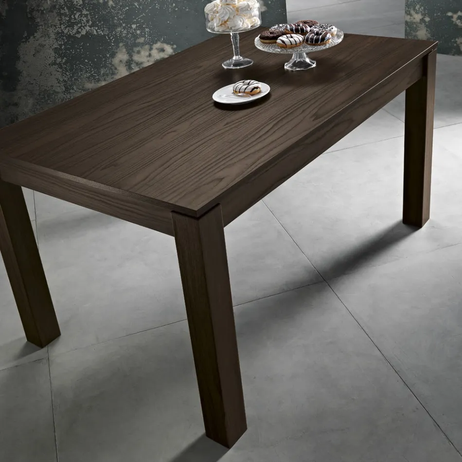 Mesa de Comedor Extensible a 200 cm en Melamina Made in Italy - Denis Viadurini