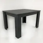 Mesa de Comedor Extensible a 210 cm Diseño en Madera Sostenible - Perro Viadurini