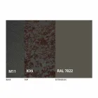 Mesa de comedor extensible a 298 cm en metal y tapa de cerámica - Anaconda Viadurini