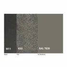 Mesa de comedor extensible a 298 cm en metal y tapa de cerámica - Anaconda Viadurini