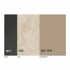 Mesa de comedor extensible a 298 cm en metal y tapa de cerámica - Anaconda Viadurini