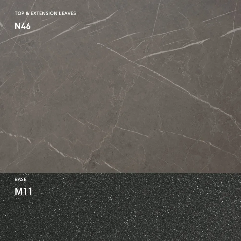 Mesa de Comedor Extensible hasta 298 cm en Melamina Made in Italy - Fedemo Viadurini