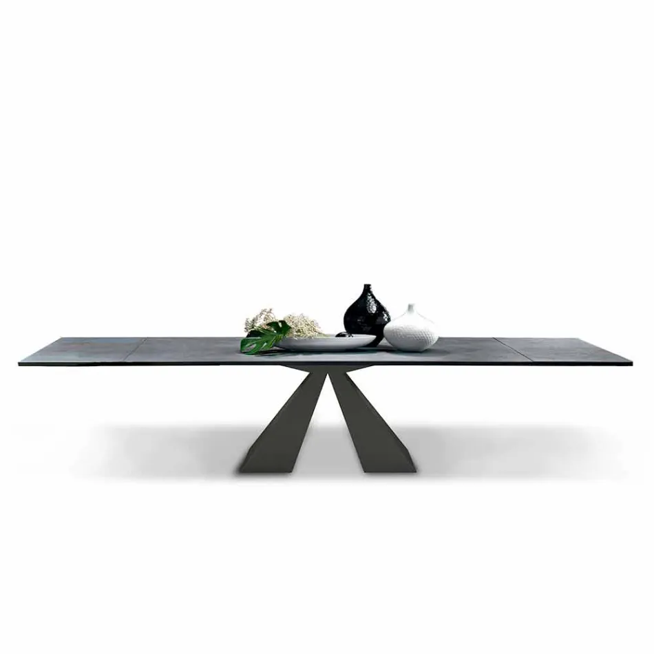 Mesa de Comedor Extensible hasta 300 cm en Laminado HPL Made in Italy - Dálmata Viadurini
