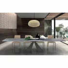 Mesa de Comedor Extensible hasta 300 cm en Laminado HPL Made in Italy - Dálmata Viadurini