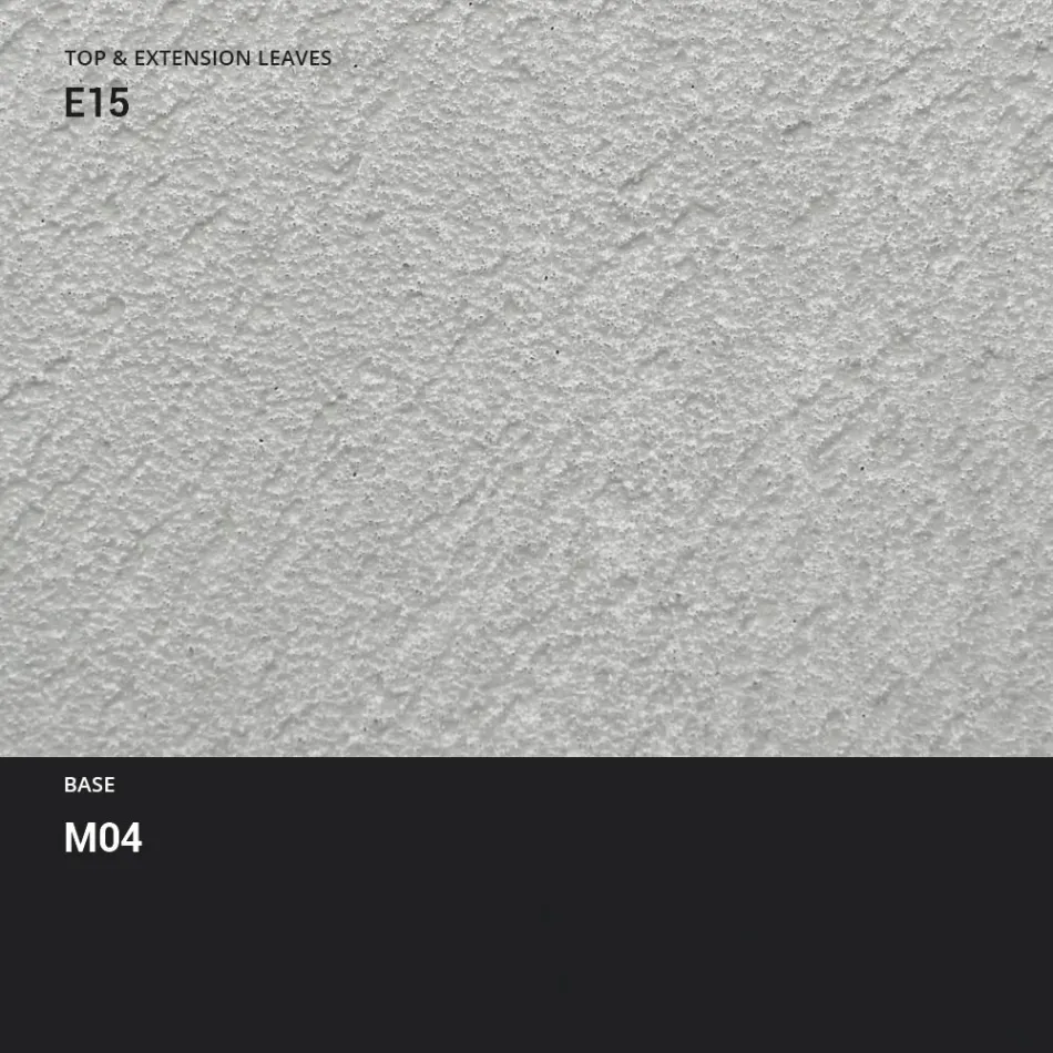 Mesa de Comedor Extensible a 310 cm Efecto Mortero Made in Italy - Euclide Viadurini