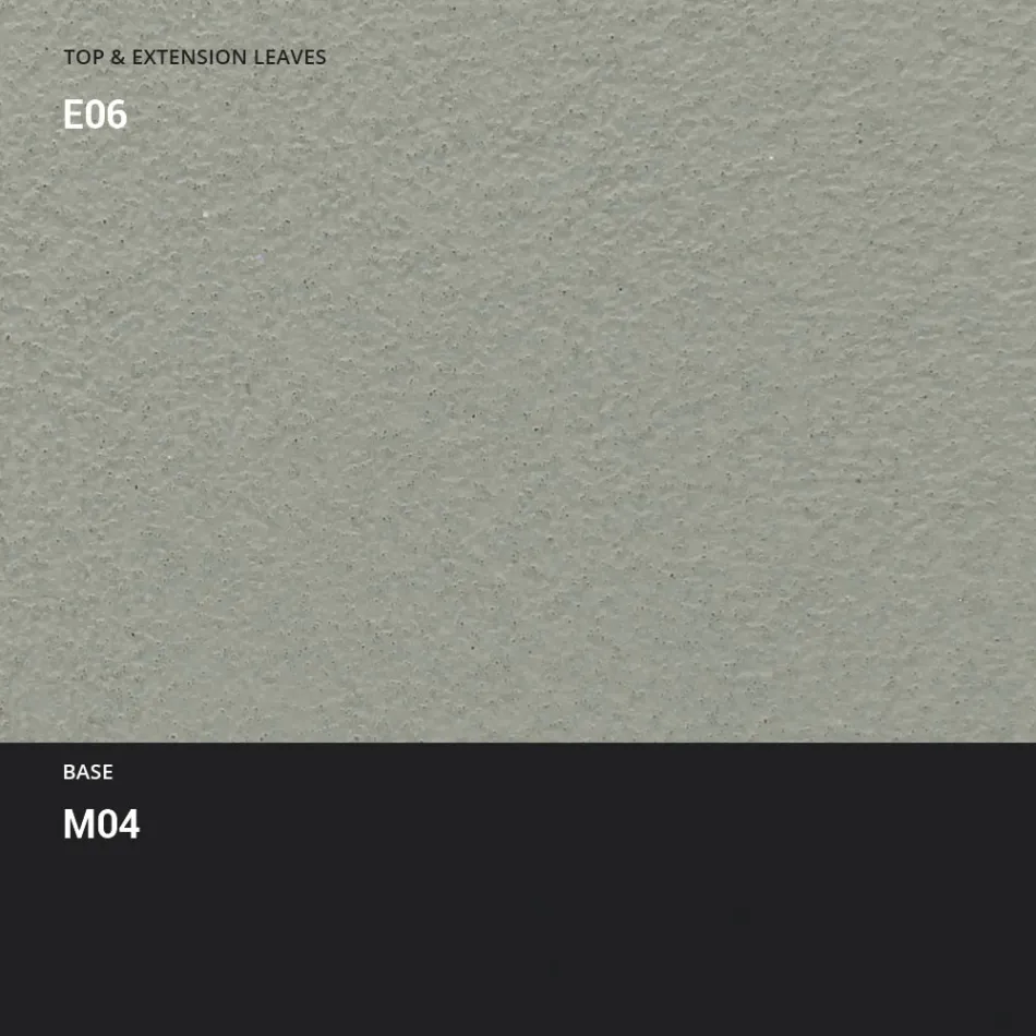 Mesa de Comedor Extensible a 310 cm Efecto Mortero Made in Italy - Euclide Viadurini