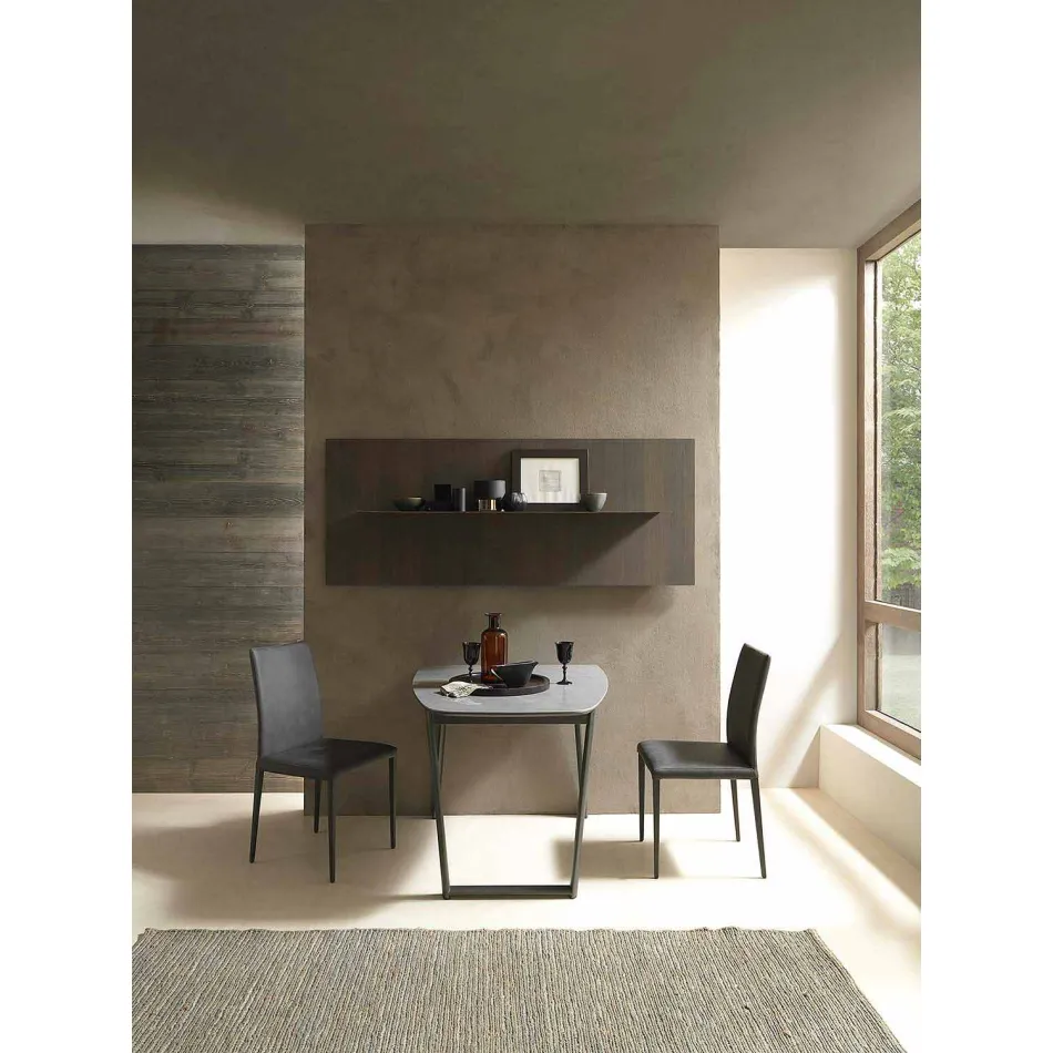 Mesa de comedor extensible hasta 170 cm en cerámica Made in Italy - Tremiti Viadurini