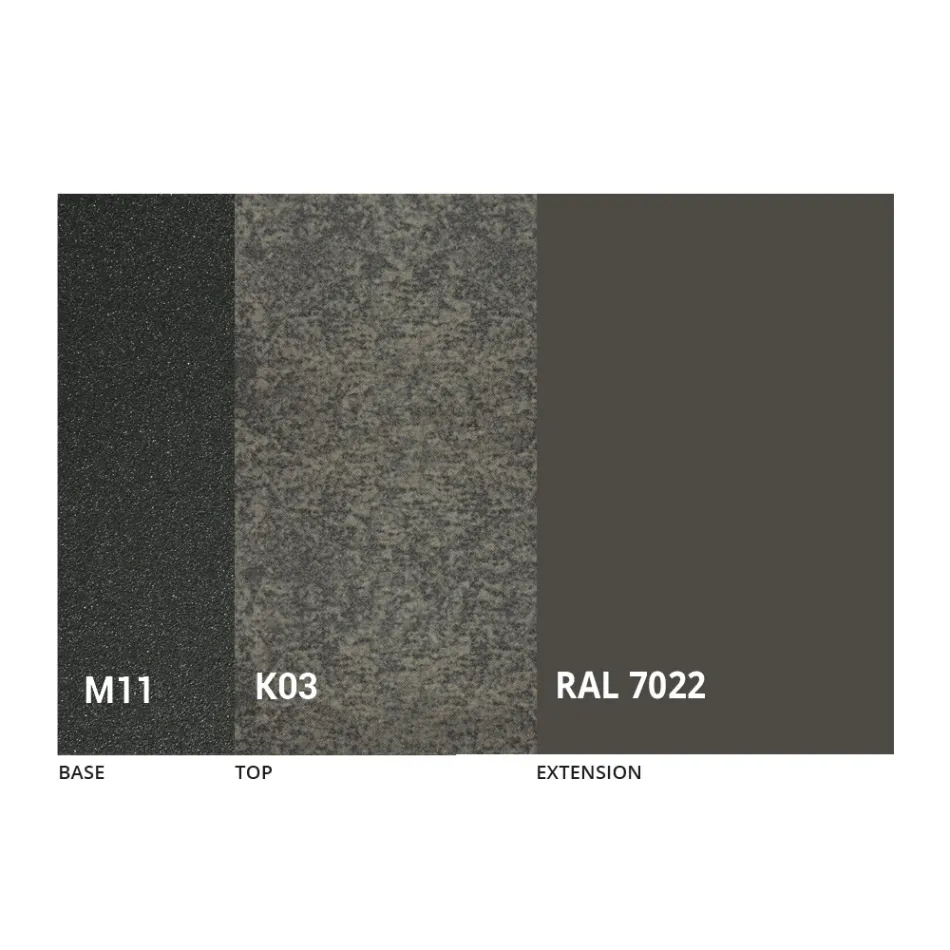 Mesa de comedor extensible hasta 170 cm en cerámica Made in Italy - Tremiti Viadurini