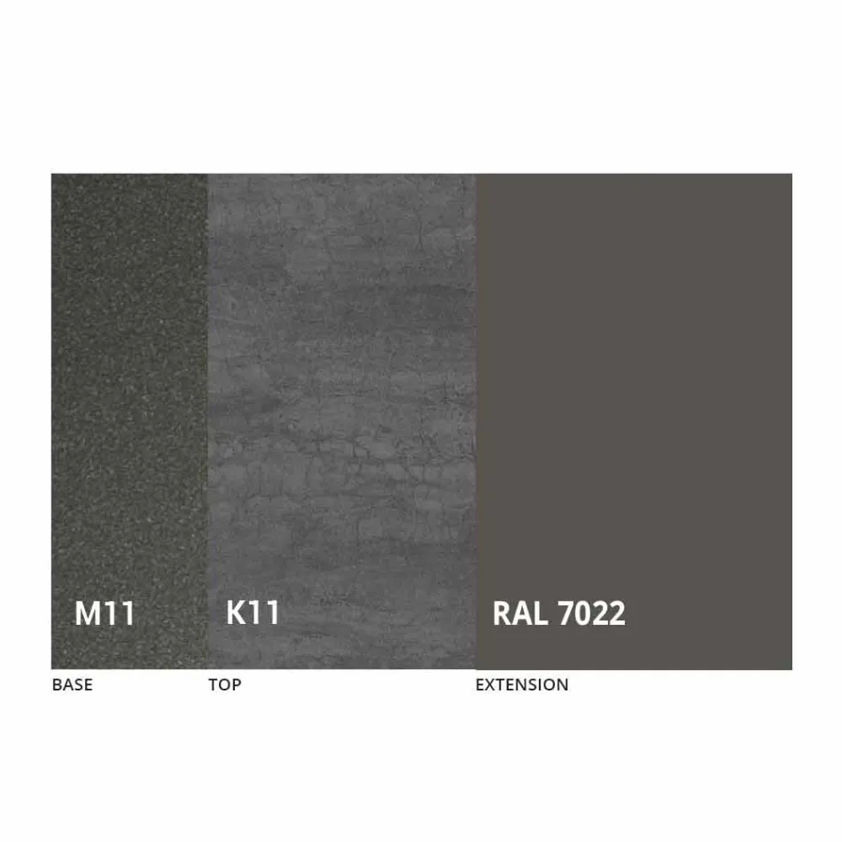 Mesa de comedor extensible hasta 170 cm en cerámica Made in Italy - Tremiti Viadurini