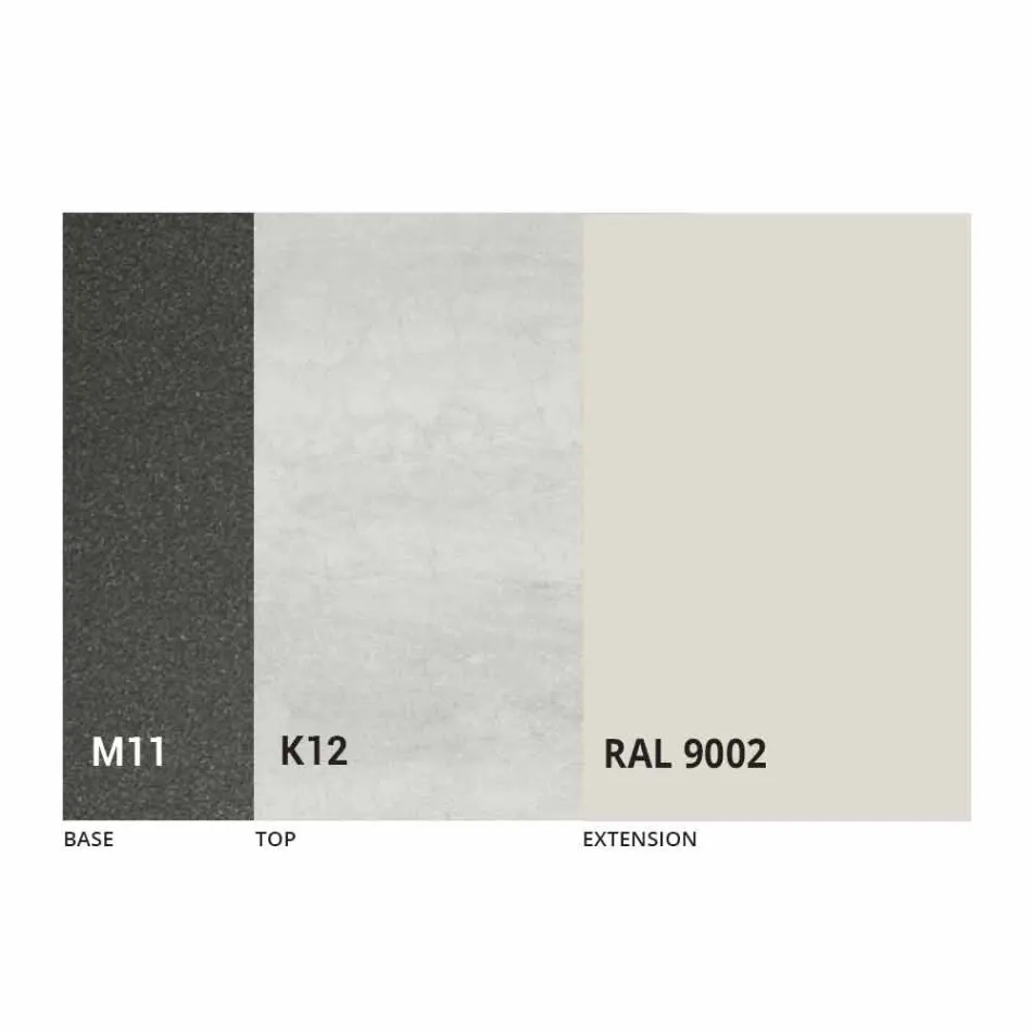 Mesa de comedor extensible hasta 170 cm en cerámica Made in Italy - Tremiti Viadurini