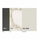 Mesa de comedor extensible hasta 170 cm en cerámica Made in Italy - Tremiti Viadurini