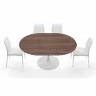 Mesa de Comedor Extensible hasta 170 cm en Laminado Made in Italy - Dollars Viadurini