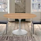 Mesa de Comedor Extensible hasta 170 cm en Laminado Made in Italy - Dollars Viadurini
