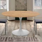 Mesa de Comedor Extensible hasta 170 cm en Madera Made in Italy - Dollars Viadurini