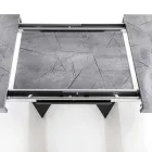 Mesa de comedor extensible hasta 220 cm con tapa de melamina - Amiro Viadurini