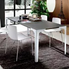 Mesa de comedor extensible hasta 222 cm en Fenix Made in Italy - Vulcano Viadurini