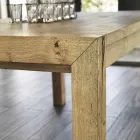 Mesa extensible de roble Ciro de hasta 240 cm Viadurini