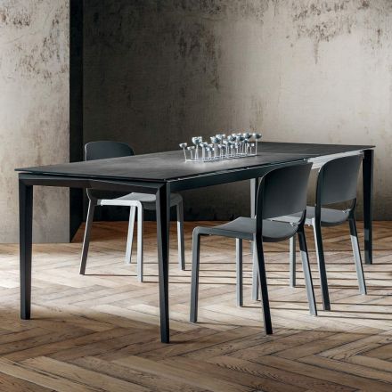 Mesa de Comedor Extensible hasta 240 cm en Laminam Made in Italy - Fantástica Viadurini
