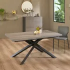 Mesa de comedor extensible hasta 240 cm en madera Made in Italy - Xino Viadurini