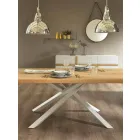 Mesa de comedor extensible hasta 240 cm en madera Made in Italy - Xino Viadurini