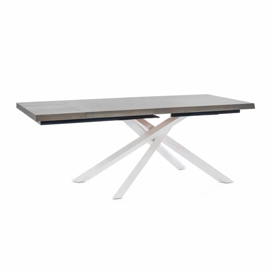 Mesa de comedor extensible hasta 240 cm en madera Made in Italy - Xino Viadurini