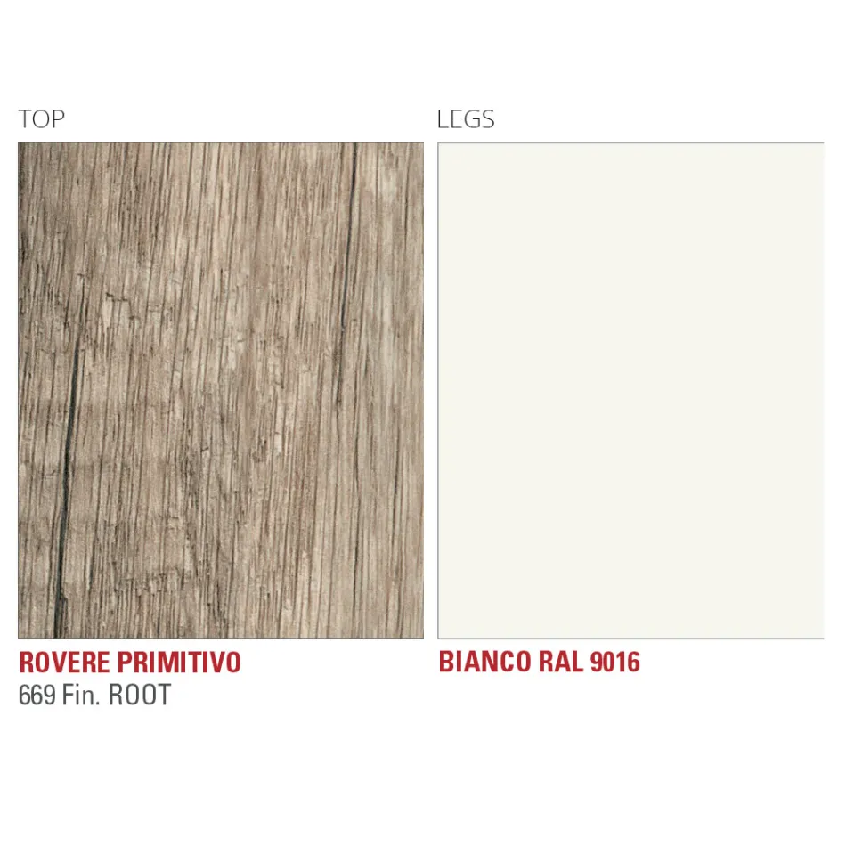 Mesa de comedor extensible hasta 252 cm en Hpl Made in Italy - Efisto Viadurini