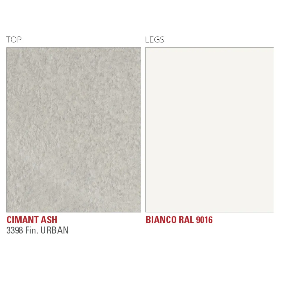 Mesa de comedor extensible hasta 252 cm en HPL Made in Italy - Efisto Viadurini