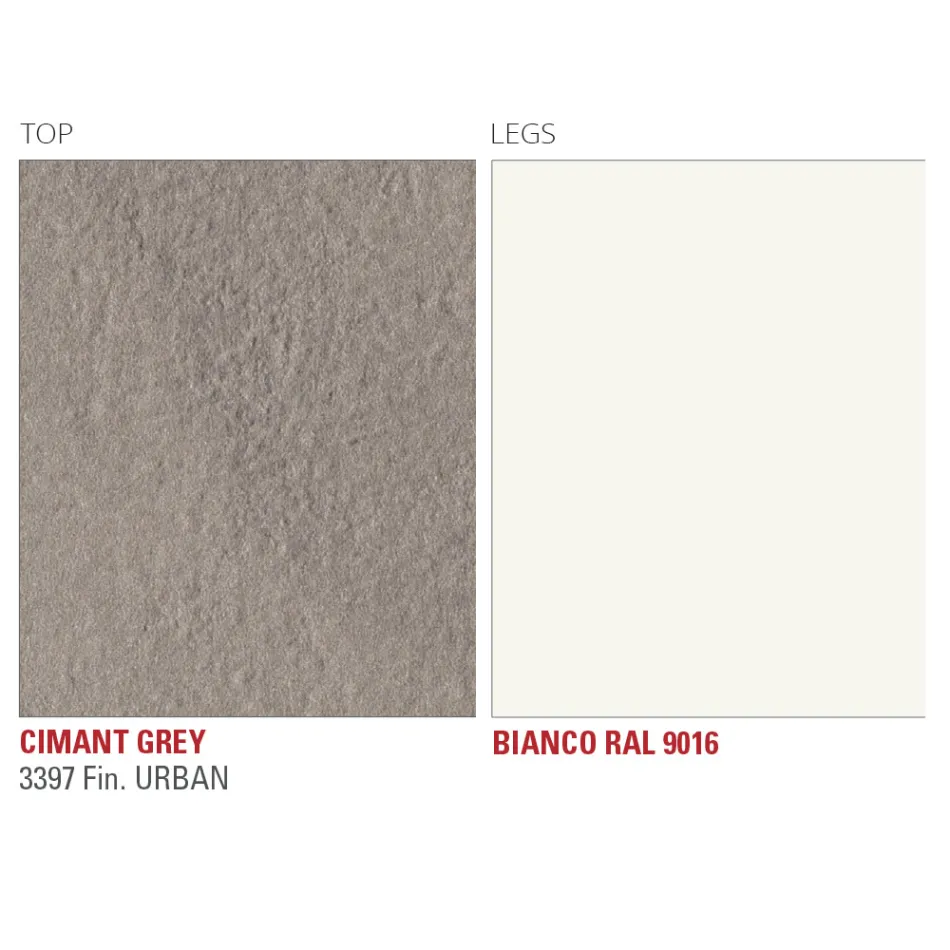 Mesa de comedor extensible hasta 252 cm en Hpl Made in Italy - Efisto Viadurini