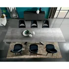 Mesa de comedor extensible hasta 278 cm en Laminam Made in Italy - Settimmio Viadurini
