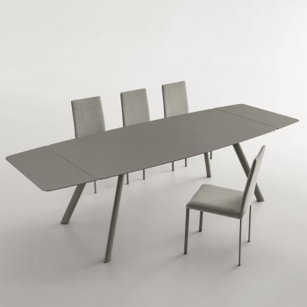 Mesa de Comedor Extensible hasta 280 cm en Fenix Made in Italy - Lingotto Viadurini