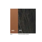 Mesa de Comedor Extensible hasta 280 o 298 cm Cerámica Metal - Revia Viadurini