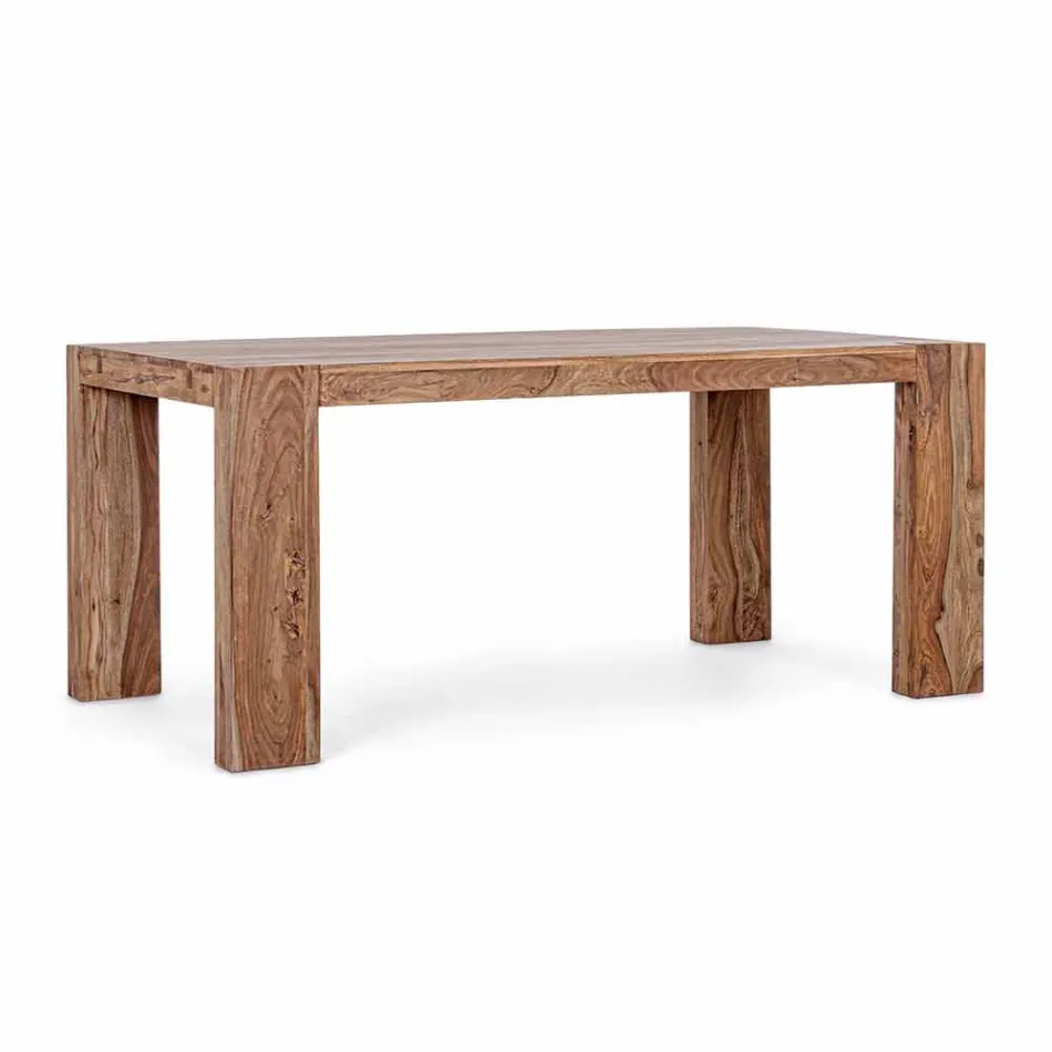 Homemotion Wood - Mesa de comedor extensible Bruce hasta 295 cm Viadurini
