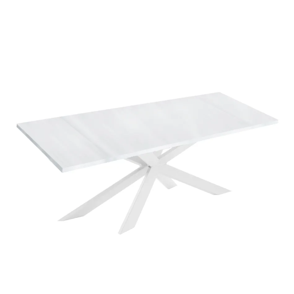 Mesa de Comedor Extensible hasta 300 cm en Laminado Made in Italy - Grotta Viadurini