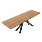 Mesa de comedor extensible hasta 300 cm en laminado Made in Italy - Settimmio Viadurini