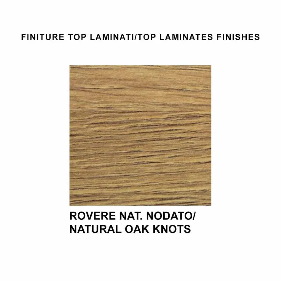 Mesa de comedor extensible hasta 300 cm en laminado Made in Italy - Settimmio Viadurini