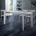 Mesa de comedor extensible hasta 310 cm en melamina Made in Italy - Settanta