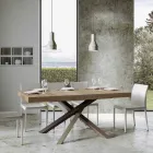 Mesa de Comedor Extensible hasta 440 cm de Diseño Made in Italy - Rally Viadurini