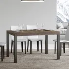 Mesa de Comedor Extensible hasta 440 cm en Madera y Hierro Made in Italy - Foxy Viadurini