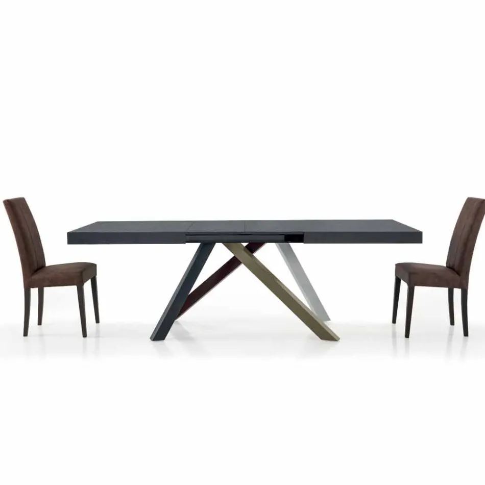 Mesa de comedor extensible hasta 450 cm en laminado Made in Italy - Salentino Viadurini