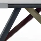 Mesa de comedor extensible hasta 450 cm en laminado Made in Italy - Salentino Viadurini