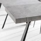 Mesa de comedor extensible hasta 500 cm con tapa de melamina - Raimondo Viadurini