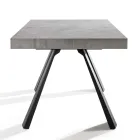Mesa de comedor extensible hasta 500 cm con tapa de melamina - Raimondo Viadurini