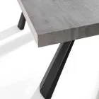 Mesa de comedor extensible hasta 500 cm con tapa de melamina - Raimondo Viadurini
