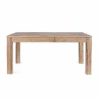 Mesa de comedor Homemotion con tablero y patas en madera de olmo - Olmo Viadurini